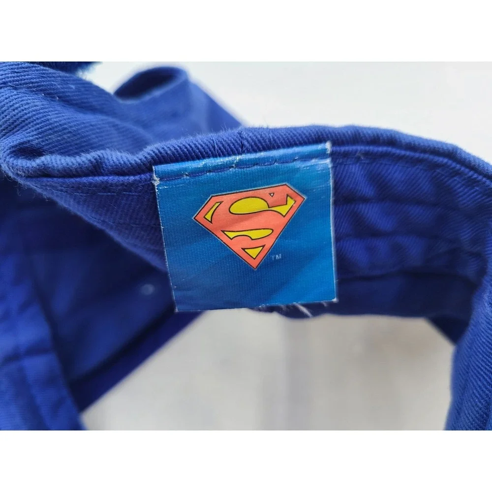 Youth Superman DC‎ Comics Adjustable Hat Cap Superhero Kid Boy Girl White Blue
